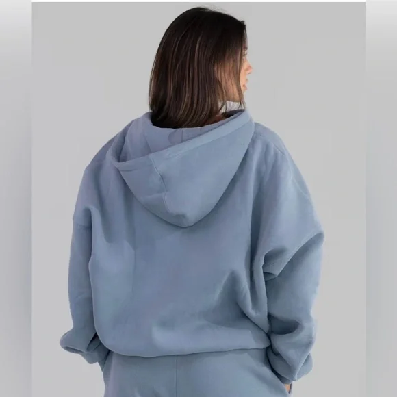 Comfrt Cloud Zip Hoodie-Blue Willow M - Picture 3 of 4